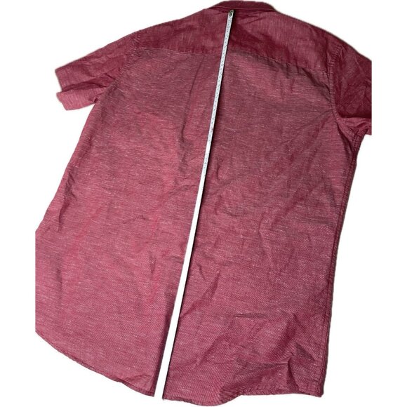 Travis Mathew Men’s Studebaker Regular Fit Short Sleeve Shirt Rio Red L - Picture 6 of 8